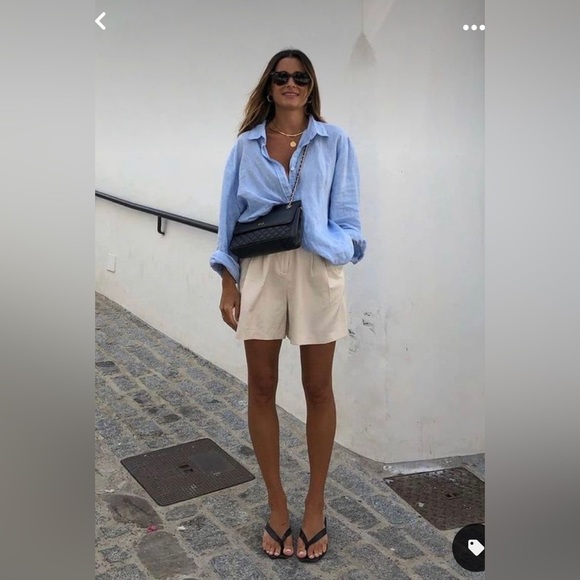 🛍️NEW ZARA HIGH WAISTED SHORTS - Picture 3 of 7